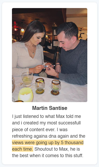 Views going up by 5K each time