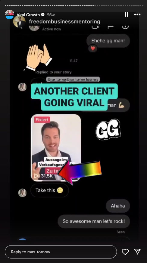 Going viral at 31.5K views