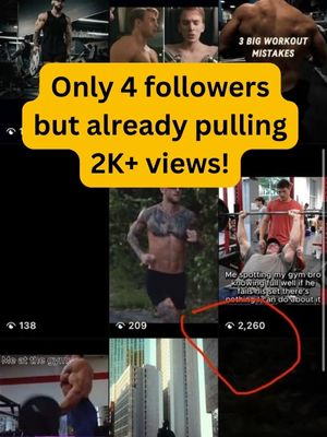 2K views with only 4 followers