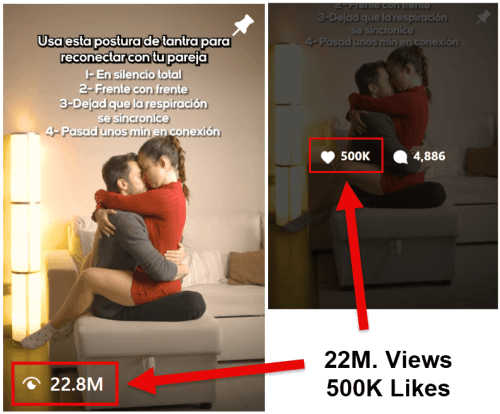 22M Views, 500K Likes