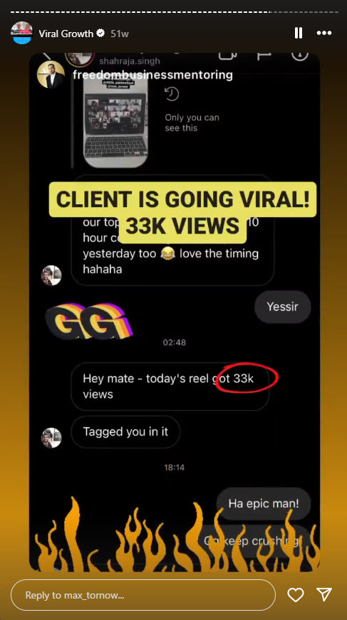 33K views, going viral