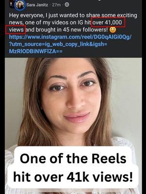 over 41K views on a reel