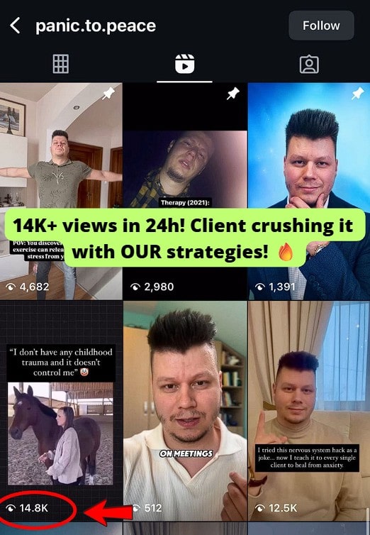 14K+ views in less than 24 hours for our client