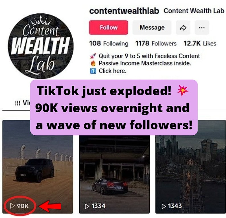TikTok video went viral overnight: 90k views