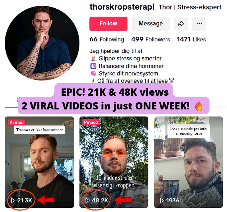 2 viral videos with 21K &amp; 48K views in just one week
