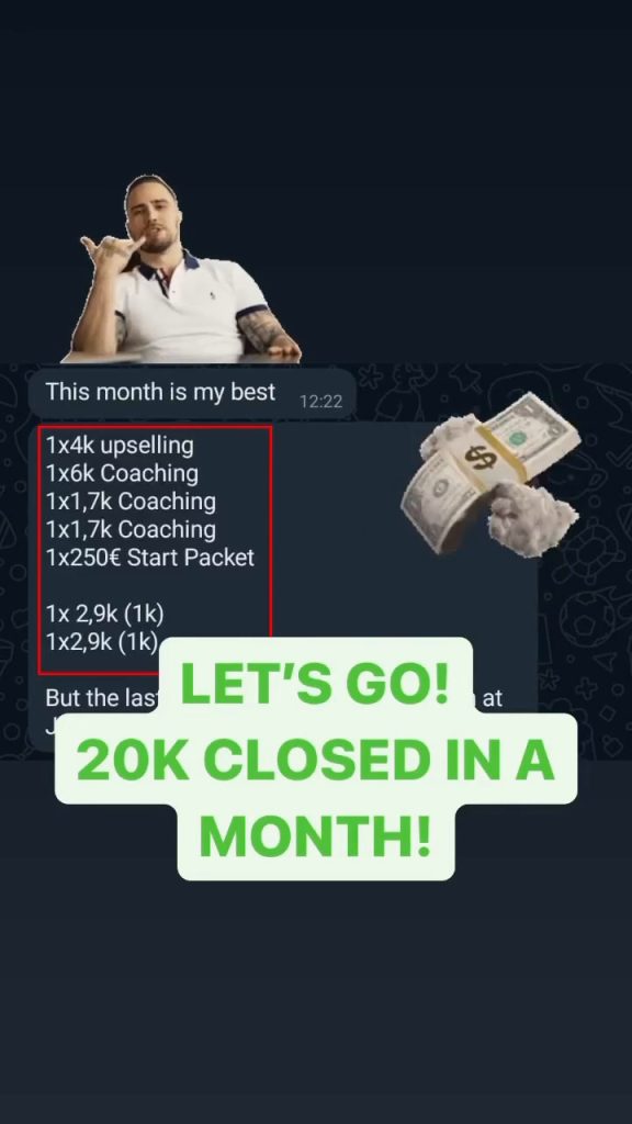 20K closed in a month