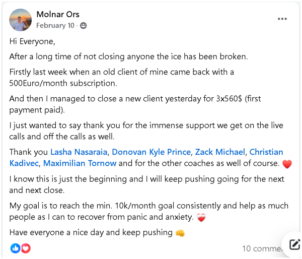 Getting new clients in days