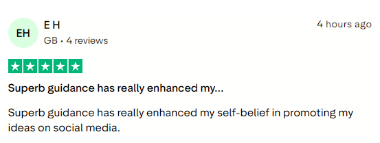 Guidance boosted self-belief in promoting ideas on social media.