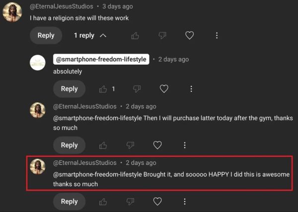 Excited after purchase, very happy with the product.