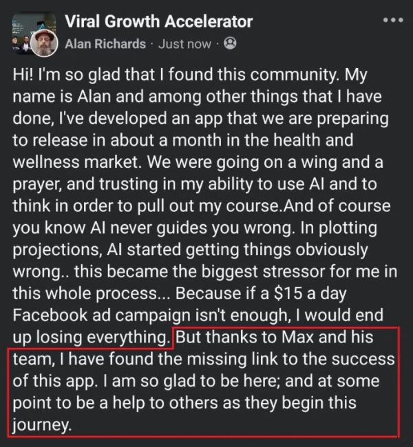 Training helped relieve stress in launching health &amp; wellness app.