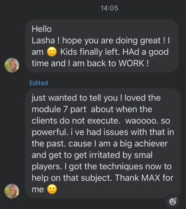 Appreciates Module 7 techniques for handling non-executing clients.