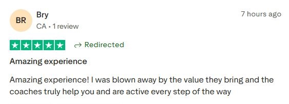 Amazing experience with valuable lessons and active coaches