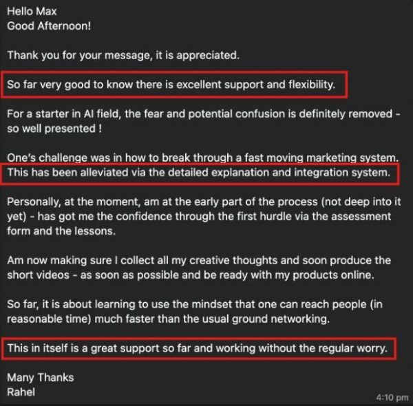 Beginner finds confidence and support