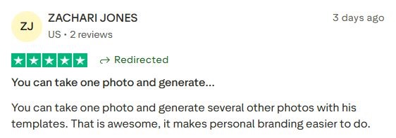 Praise for templates making personal branding easier with photo variations