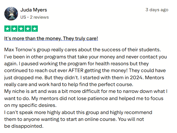 Max’s team truly cares and provides patient, ongoing support.