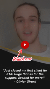 Olivier celebrating first 1K Euro milestone