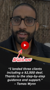 Filmmaker celebrates $2,500 client win