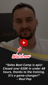 Sales training success story testimonial