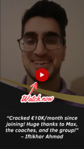 Professional celebrating business success milestone