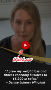 Fitness coach celebrating $6K business win