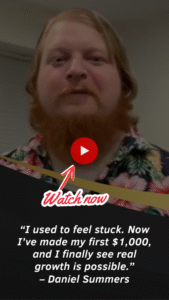 Trumpet teacher celebrates first $1000 client milestone